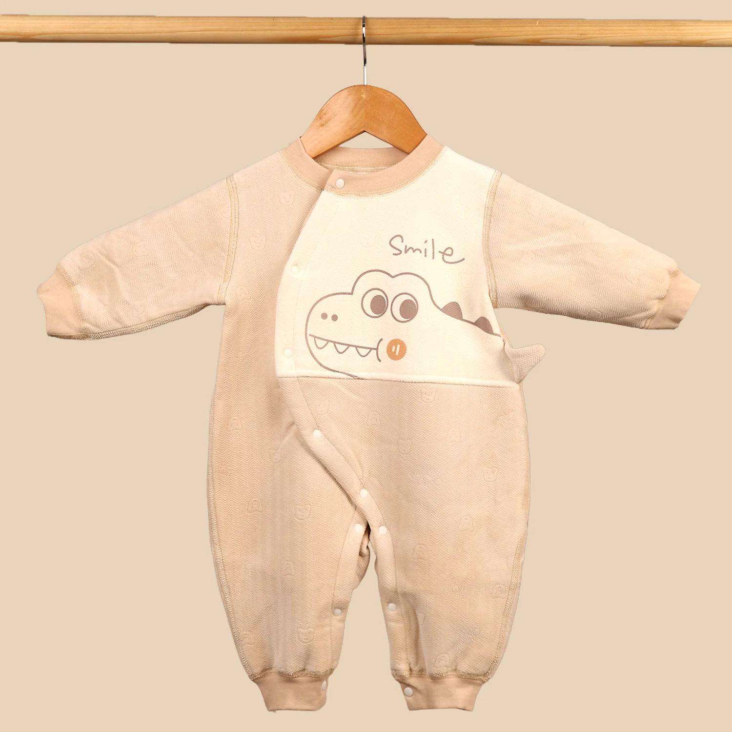 Organic Cotton Full Body Romper For Baby | Whale | Pack of 1 - Image 2