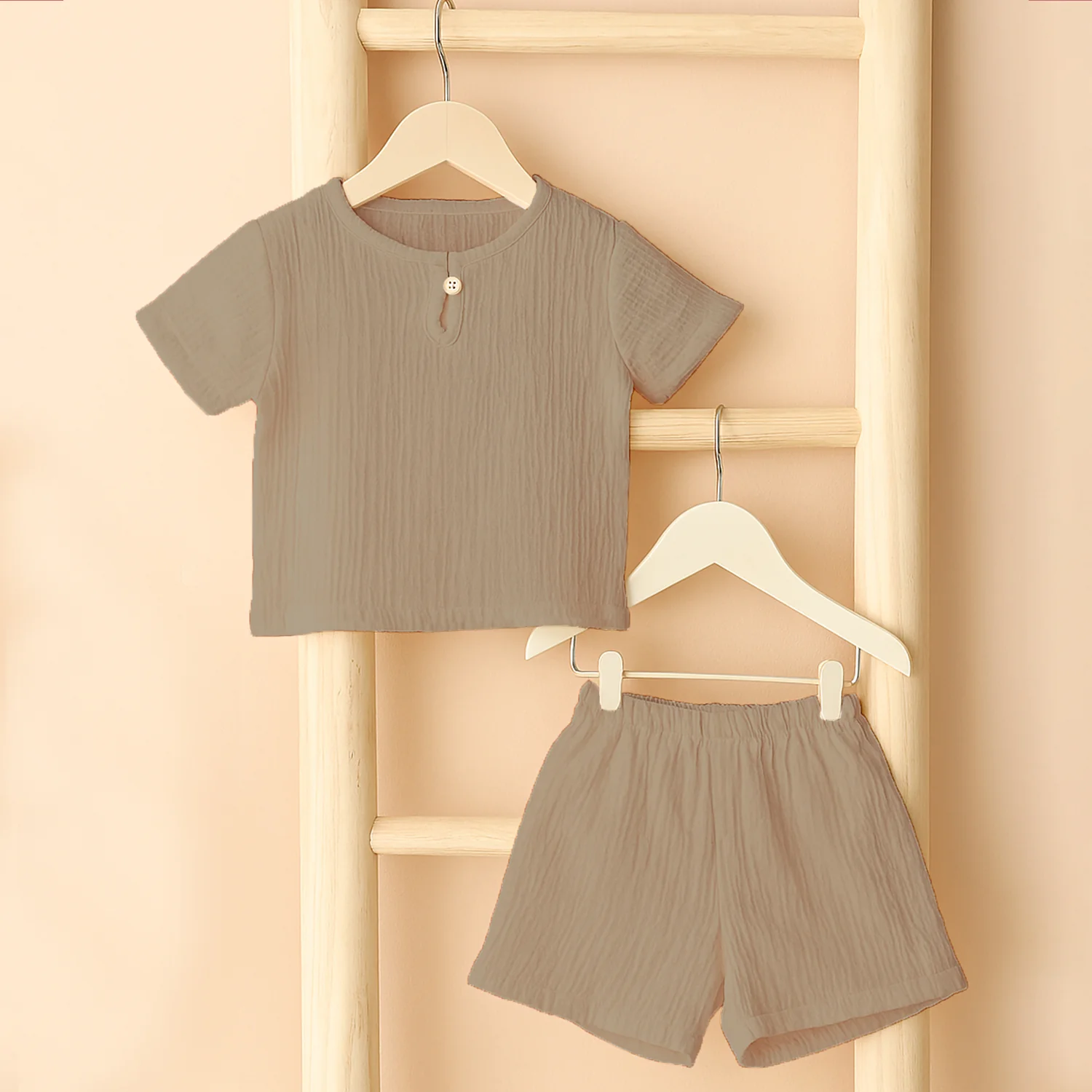 Organic Cotton Kids Co-Ord Set | T- Shirt & Short | Pack of 2 - Image 6