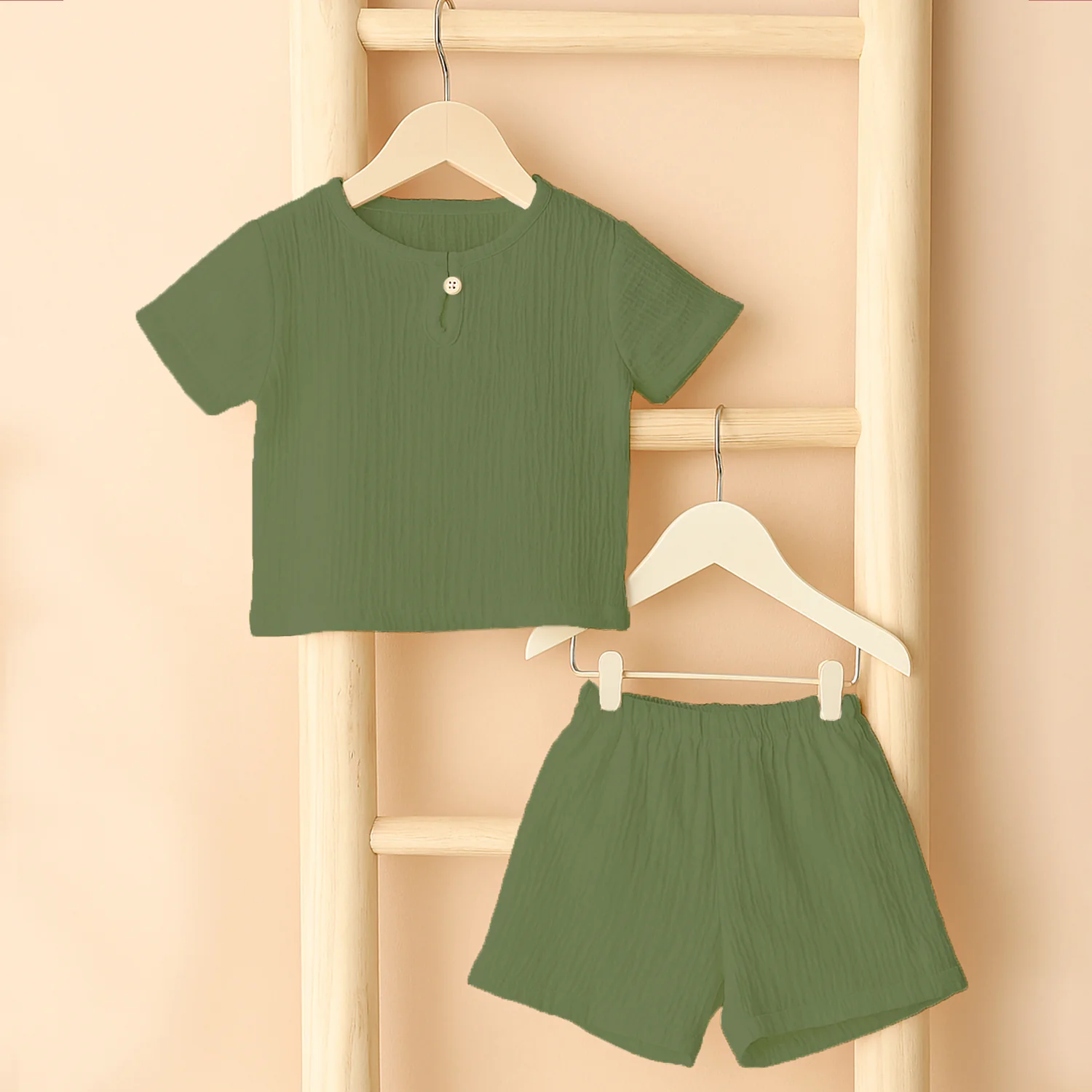 Organic Cotton Kids Co-Ord Set | T- Shirt & Short | Pack of 2 - Image 7
