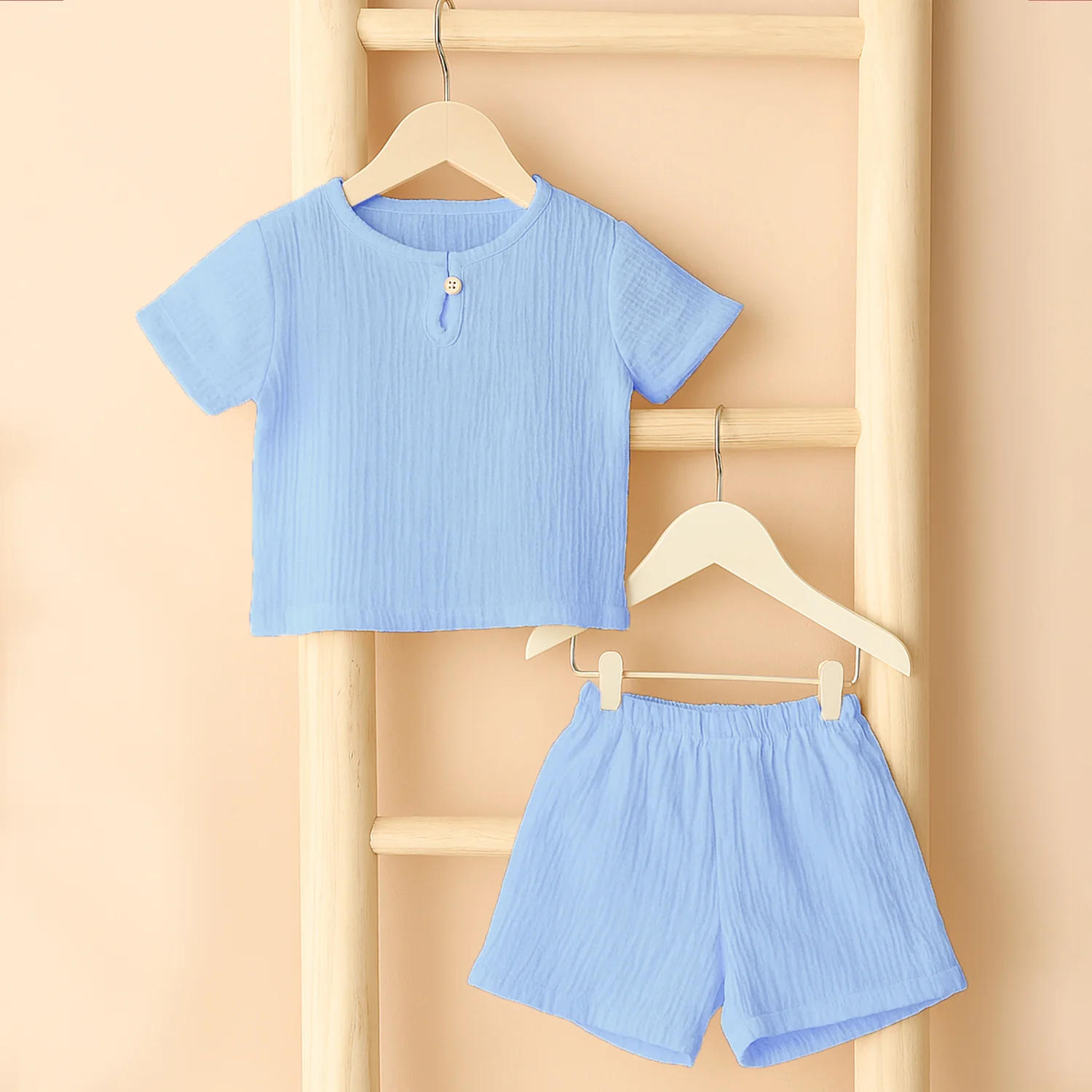 Organic Cotton Kids Co-Ord Set | T- Shirt & Short | Pack of 2 - Image 8