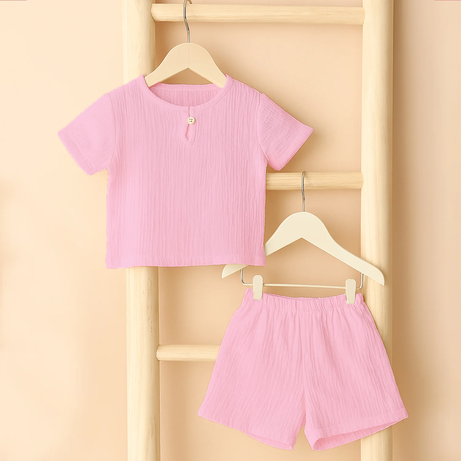 Organic Cotton Kids Co-Ord Set | T- Shirt & Short | Pack of 2 - Image 9