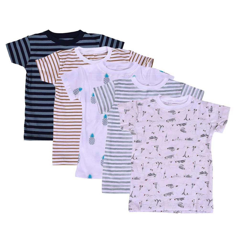Organic Cotton Kids Designer T-Shirt | Regular Fit Cotton T-Shirt For Boys & Girls | Pack of 1 - Image 6