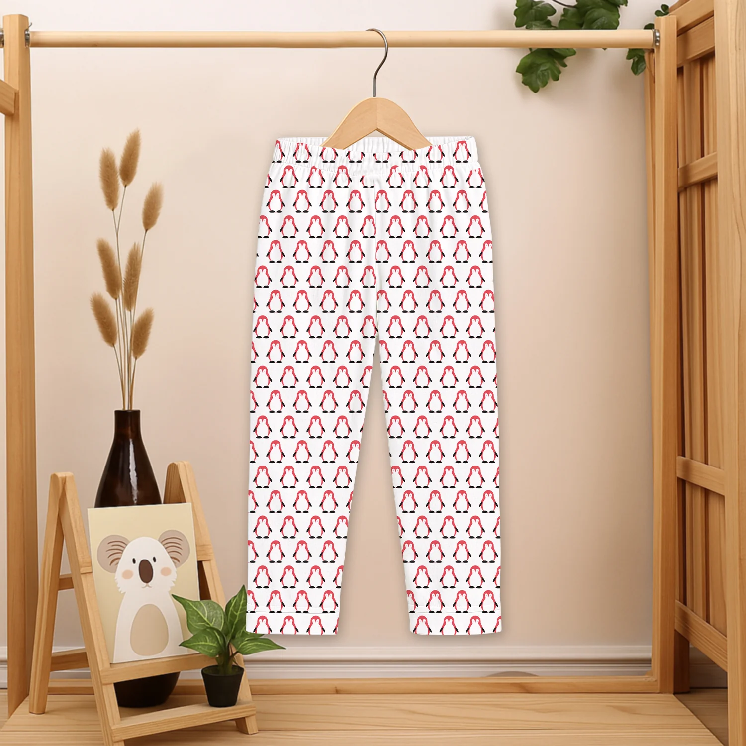 Organic Cotton Kids Night Suit | Full Sleeves Sleepwear | Penguins - Image 7