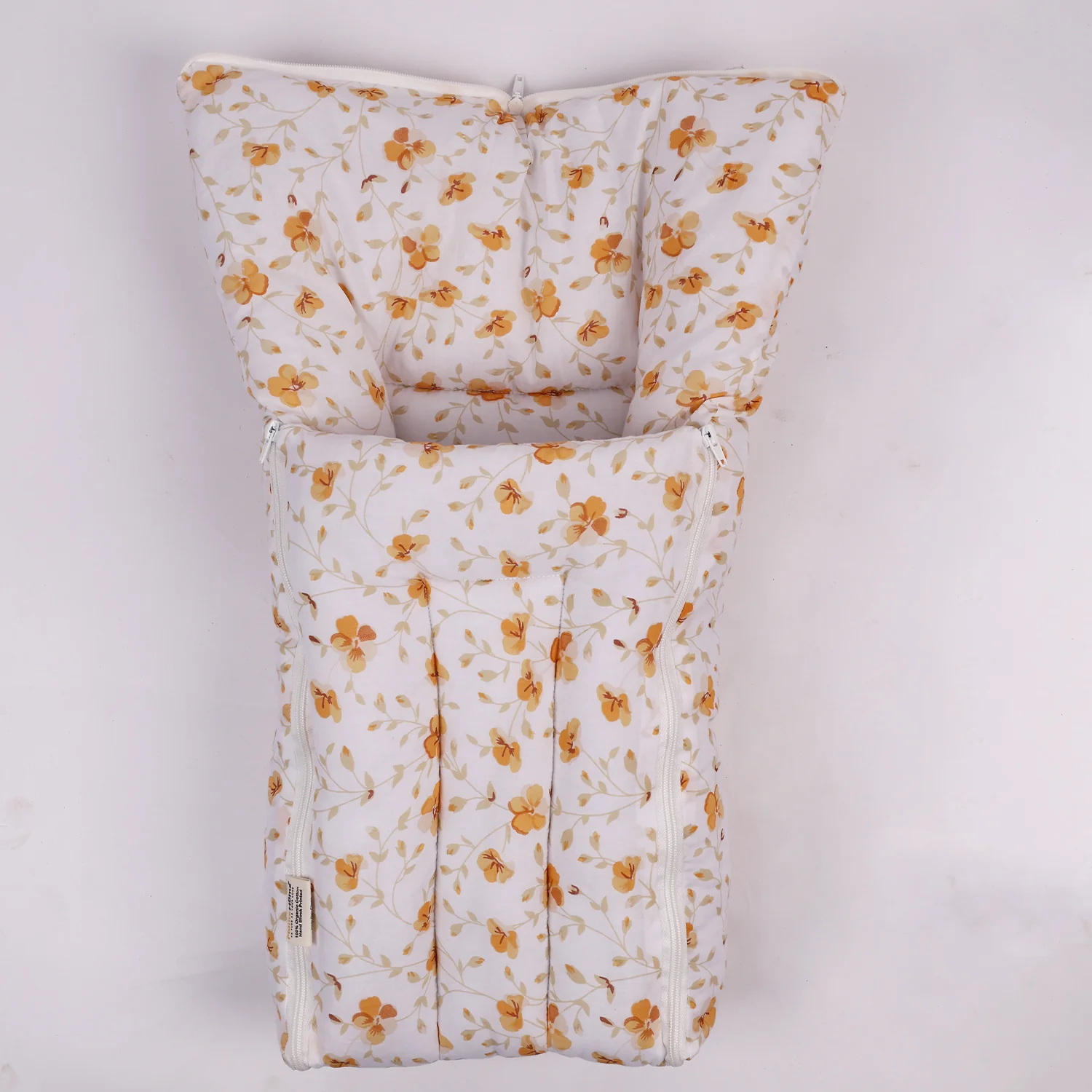 Organic Cotton Muslin Baby Sleeping Cum Carrying Nest Bag |  0-3 Months | Bloom - Image 3
