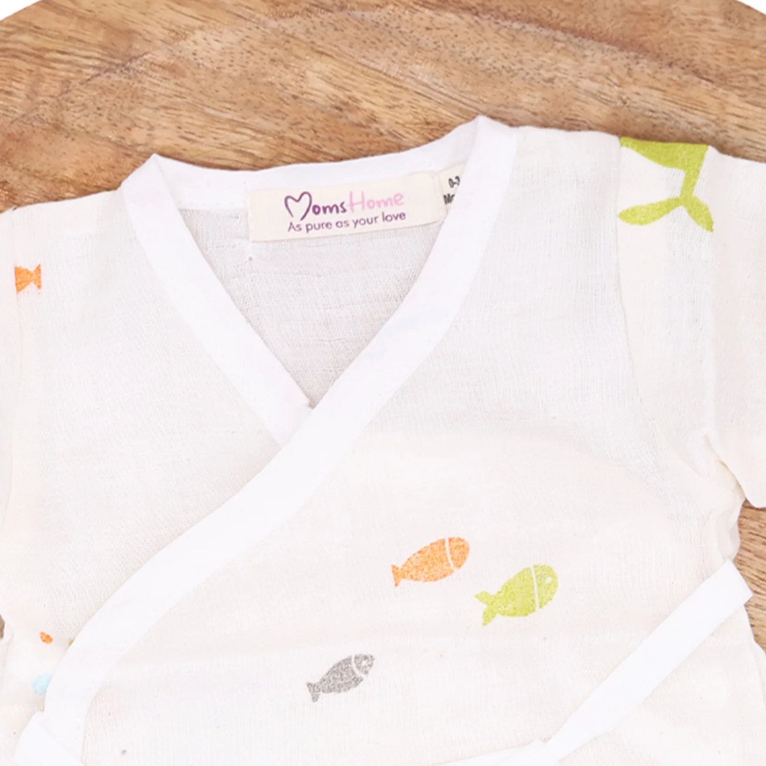Organic Cotton Muslin Front Open Kimono Jhabla & Nappy For New Born Baby | New Born Baby Clothing | Lemon, Blue Whale | Pack of 4 - Image 8