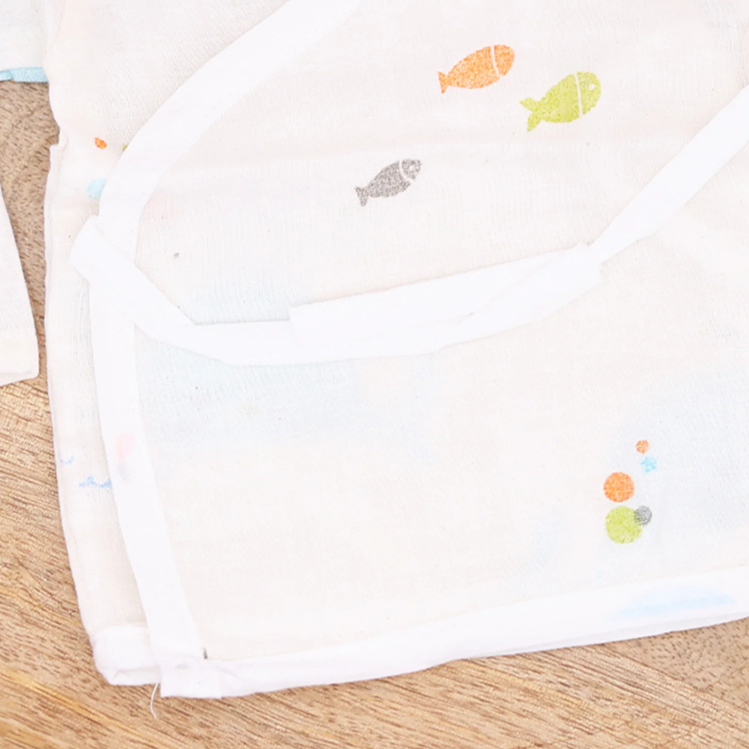 Organic Cotton Muslin Front Open Kimono Jhabla & Nappy For New Born Baby | New Born Baby Clothing | Lemon, Blue Whale | Pack of 4 - Image 9