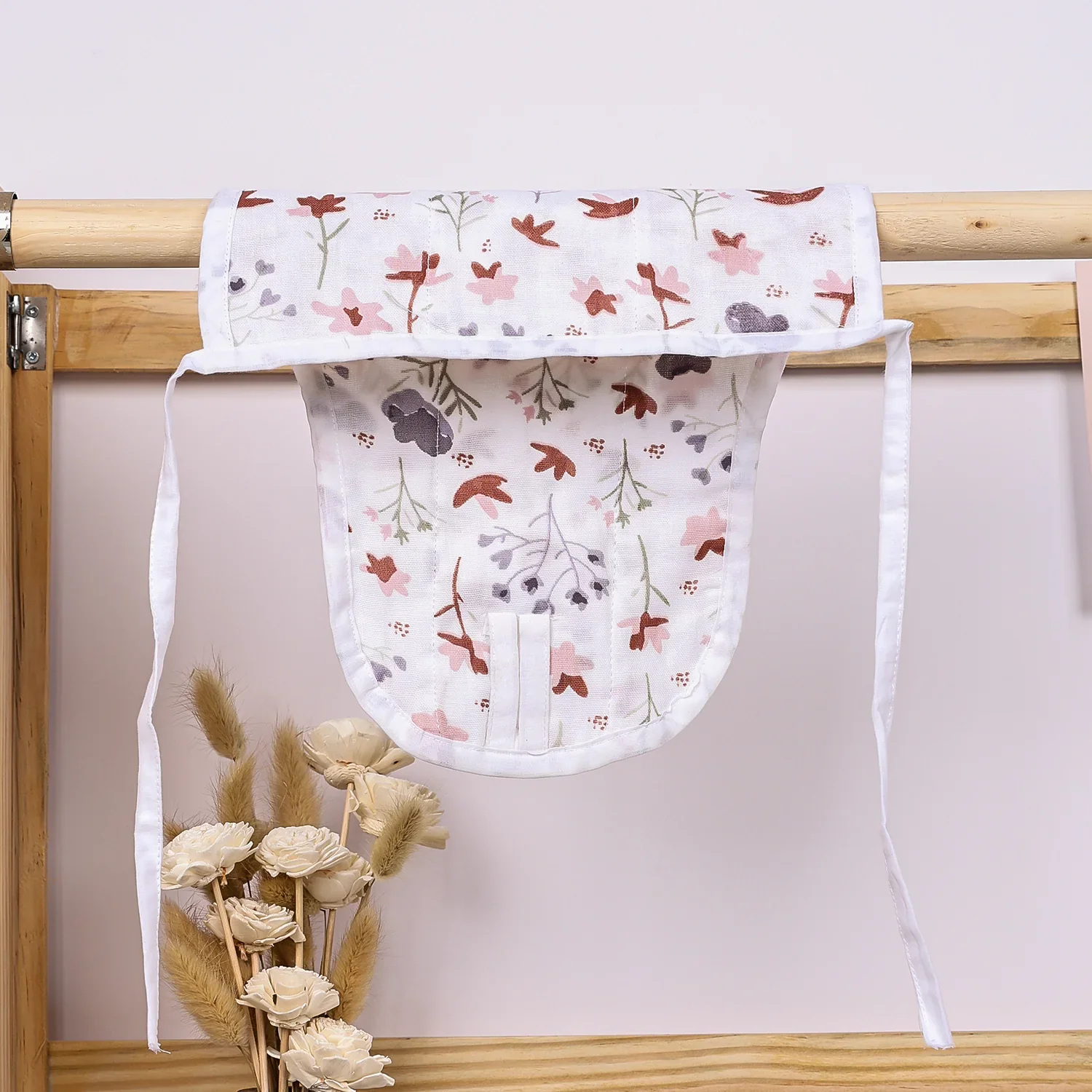 Organic Cotton Muslin Gift Combo Set For New Born Baby | Pack of 6 | Blossom - Image 5