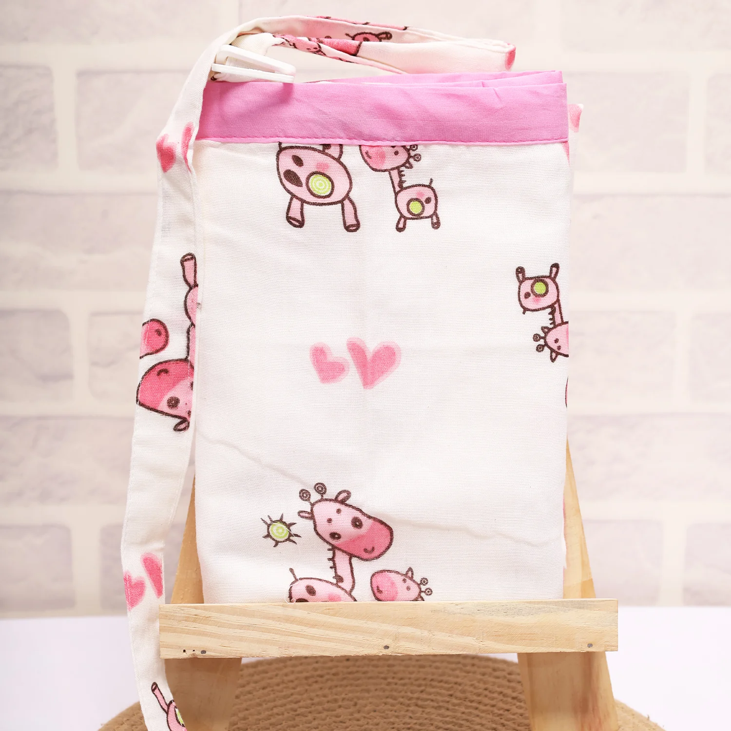 Organic Cotton Muslin Nursing Cover For Breastfeeding | Feeding Apron | 100x70 CM | Pack of 1 - Image 6