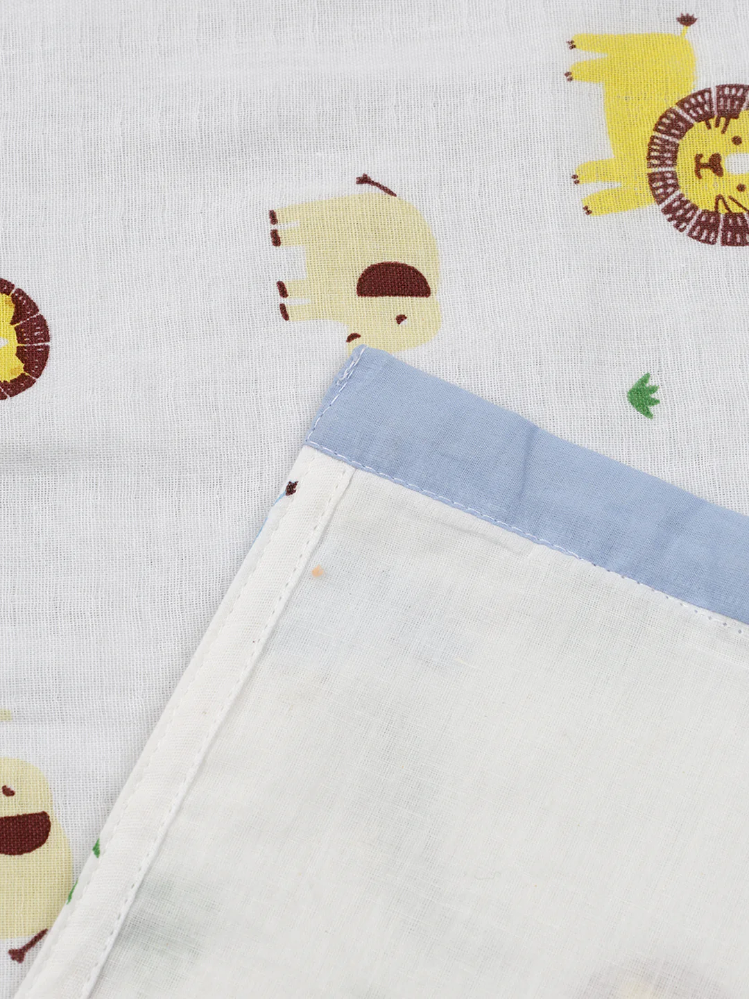 Organic Cotton Muslin Nursing Cover For Breastfeeding Feeding Apron - Lion |100x70 Cm |Pack of 1 | - Image 6
