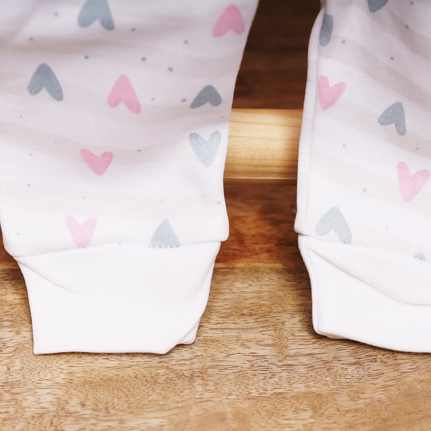 Organic Cotton New Born Baby Full Body Romper | New Born Baby Clothing | Little Hearts | 0-12 Months | Pack of 1 - Image 7