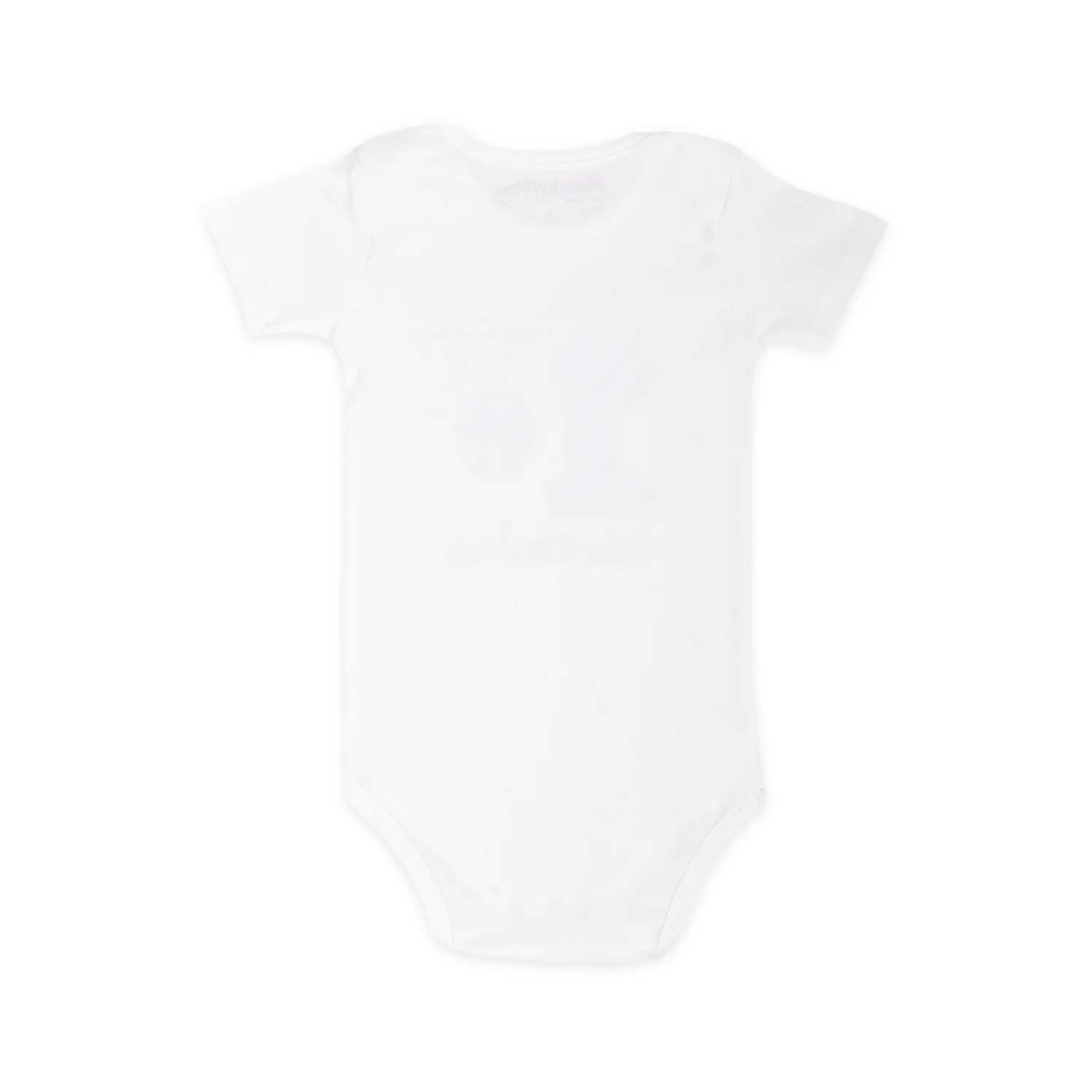 Organic Cotton New Born Baby Half Sleeves Bodysuit-Onesie | 12-18 Months | Pack of 1 - Image 4