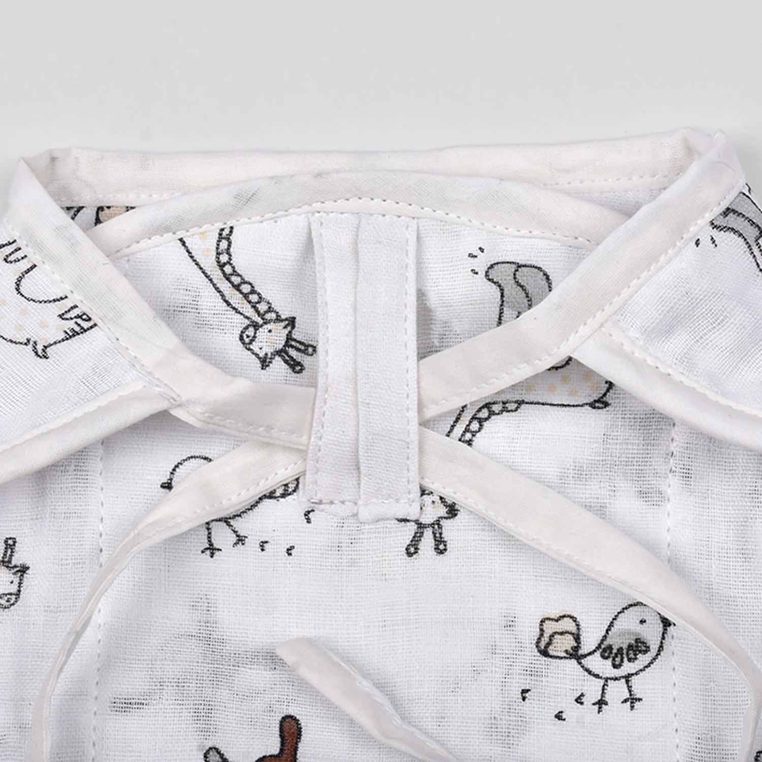 Organic Cotton Printed Muslin Nappies | Jungle, Lion, Dinopark, Blue Whale & Cat | Pack of 5 - Image 5