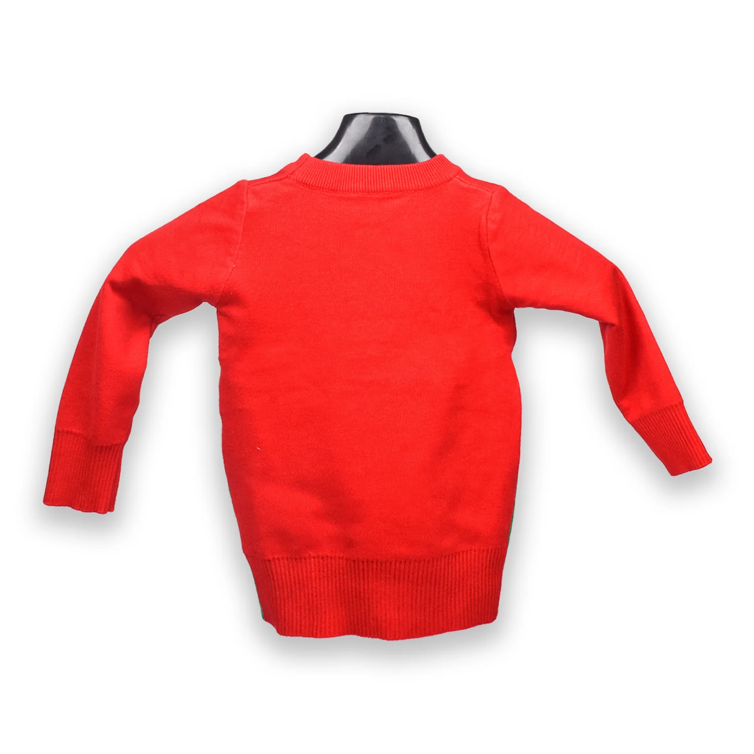 Organic Cotton Unisex Baby Winter Sweaters Dinosaur Red - Image 8