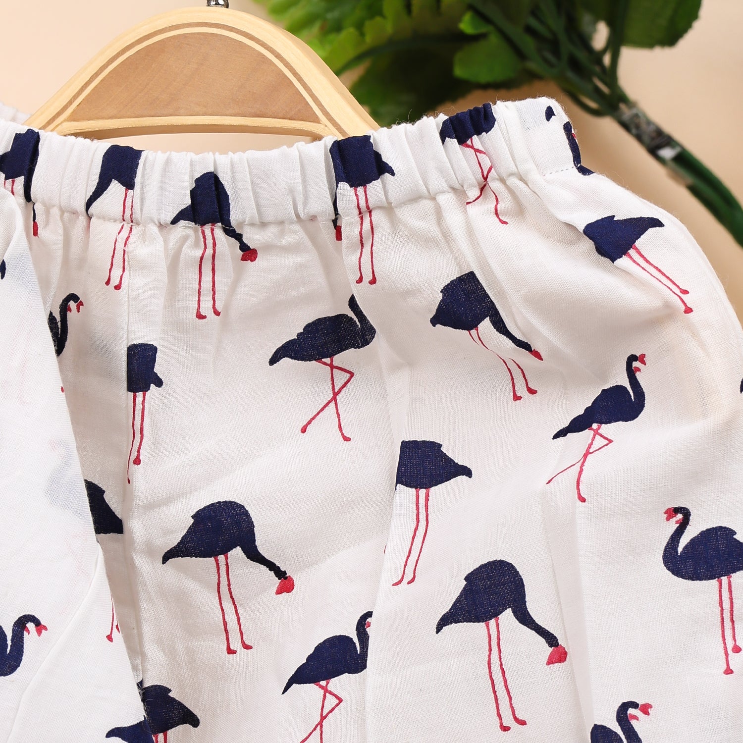Organic Cotton Unisex Kids Pajama Set Combo | Night Suit | Sleepwear | Blue  Flamingo - Image 10