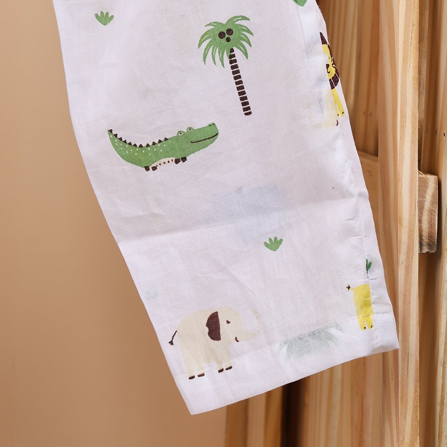 Organic Cotton Unisex Kids Pajama Set Combo | Night Suit | Sleepwear | Lion - Image 11