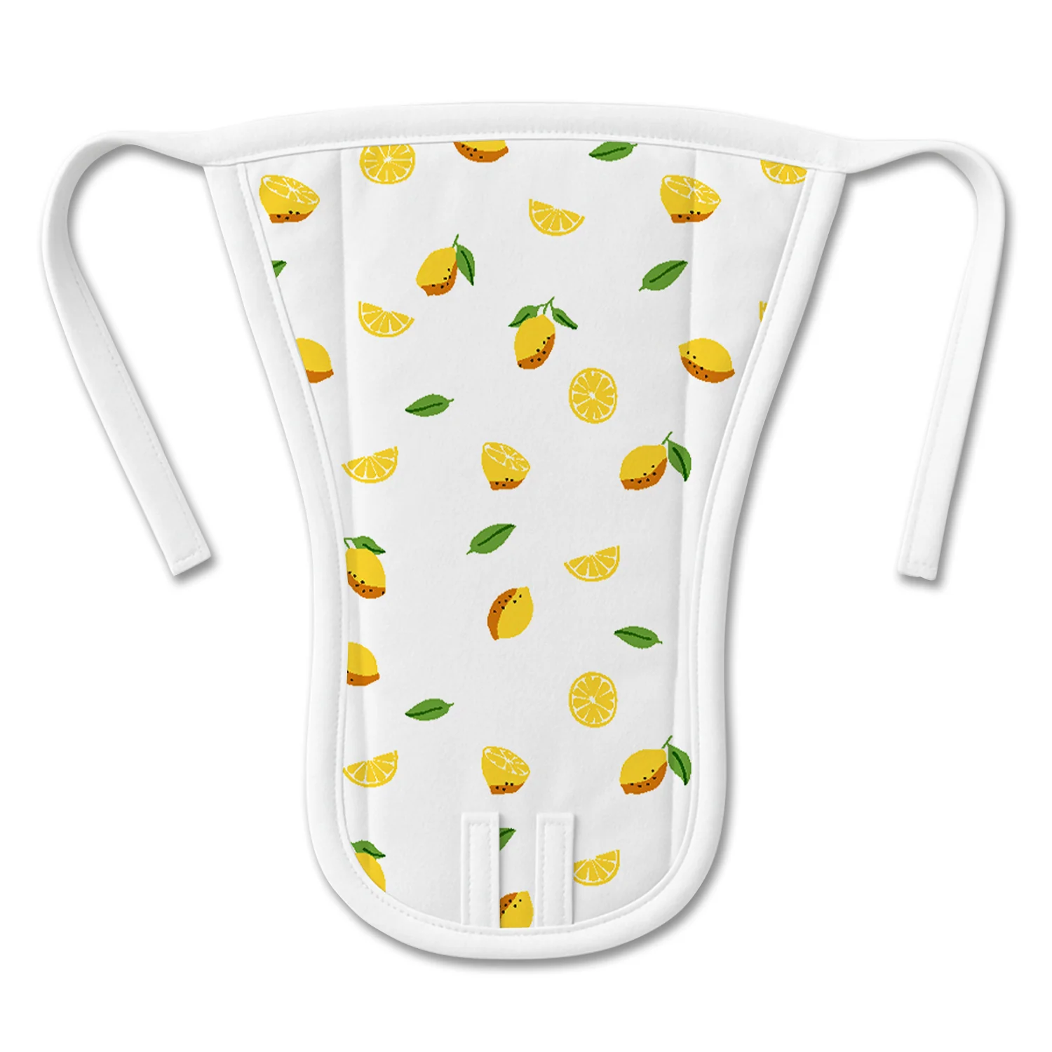 Printed Cushioned Nappies Combo | Organic Cotton Nappies For New Born Baby | 0-6 Months | Heart, Lemon, Bunny | Pack of 3 - Image 4