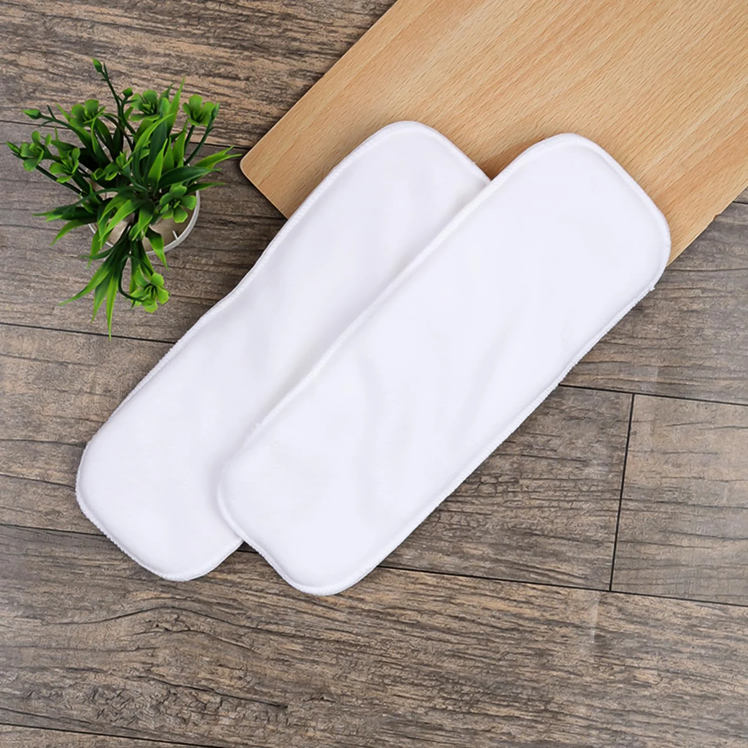 Reusable Washable Cotton Diaper Soaker/ Insert Pad | 0-24 Months - Image 3