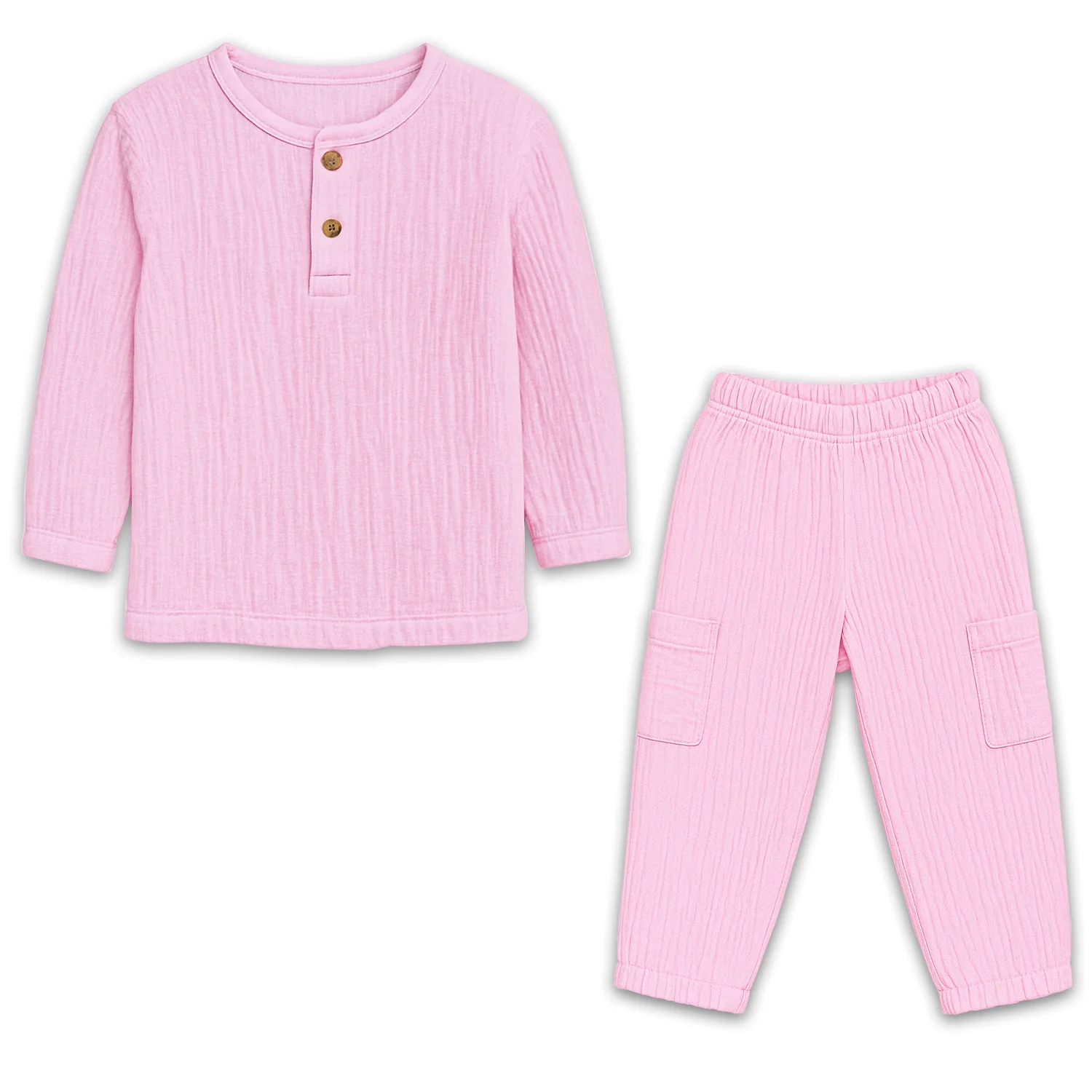 Shirt & Pant Co-ord Set for Kids | Elegant & Comfortable Summer Wear | Organic Cotton Clothing Set | Pack of 1 - Image 7