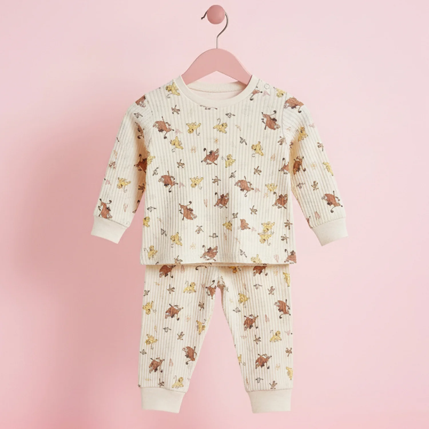Winter Warm Full Sleeve Co-ord Sets For Baby | Soft & Breathable Organic Cotton Baby Outfit | Baby Dress | 1-3 Years | Set of 1 - Image 2