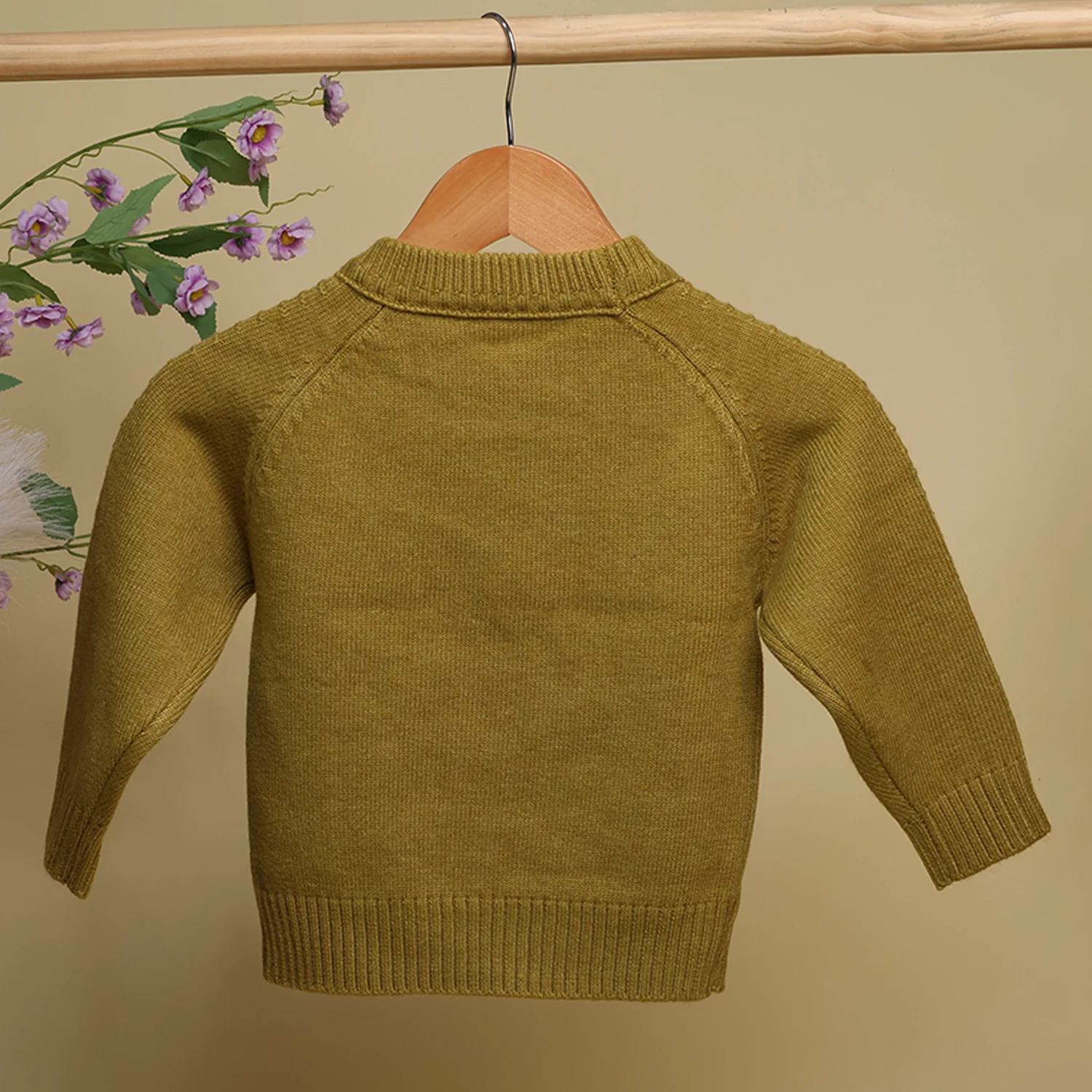 Winter Warm Woollen Full Sleeve Sweater For Baby | Lion | Pack of 1 - Image 6