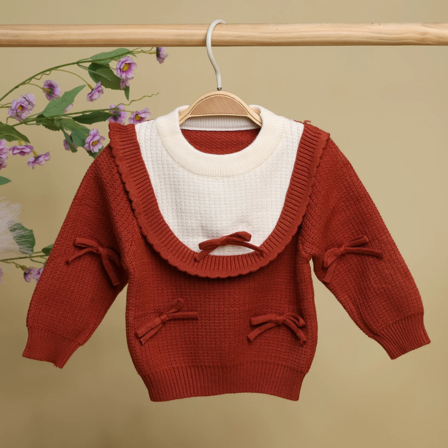 Winter Warm Woollen Full Sleeve Sweater For Baby | Pack of 1 - Image 2